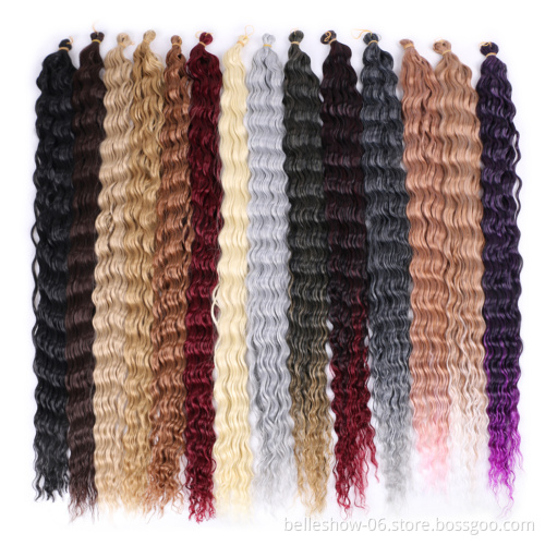 Xin Si deep wavy indian hair big curl weft closure deep wavy crochet braiding for women wavy deep wave wet